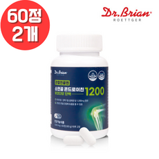 닥터브라이언 관절연골엔 콘드로이친 소연골 뮤코다당 단백1200 60p, 2개, 60정