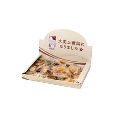 미쓰 센베이 오카키 포장 신세를졌습니다. 6종류 60개 쁘띠 선물 소카 센베이 삽입 은퇴 감사 개인 포장, 1개