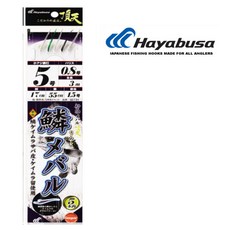 하야부사 SD734 5본 볼락 카드채비 선상 열기 전갱이 덜덜이 털털이 카드 낚시 채비 묶음 바늘, 1개입, 1개