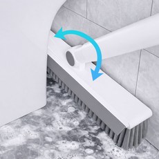 화장실 청소솔 욕실 밀대 스퀴지 걸이 포함, 1개, 화이트