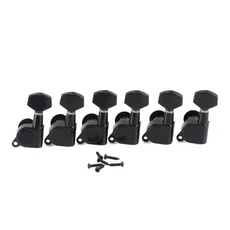 FLEOR 블랙 기타 튜닝 키 페그 머신 헤드 6R 가능 개, 03 6L