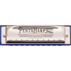 Hohner Accordions Harmonica Pentaharp Harmonica G Minor 키 스테인리스 스틸 (M21BX-GM), E Minor, 1개