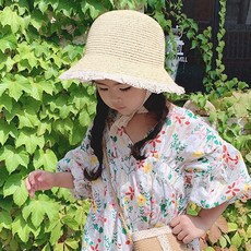 女童蕾絲草帽+隨身包