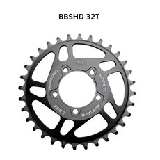 GUST 32 34 36 38 42 44 46 48T 전기 자전거 체인 알루미늄 체인링, BBSHD 32T