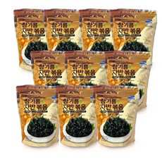 대표식품 맛있는 참기름 자반볶음 김자반, 10개, 50g
