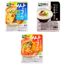 유니크앤몰 어머니의 손맛! 백제 쌀국수 (김치맛+멸치맛), 1세트, 멸치4+김치3+파곰탕3, 92g