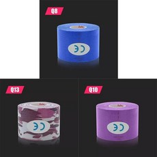 크기 운동 요법 테이프 스포츠 회복 스트래핑 체육관 방수 테니스 근육 통증 완화 붕대, 1개, 7. Mix-3pcs