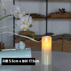LED 전자 흔들리는 촛불 무드등 리얼 감성 차박 웨딩 파티 프로포즈 조명, 15_석유왁스흔들5.3x17.5cm