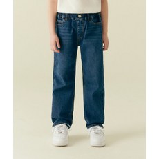 무신사 스탠다드 MUSINSA STANDARD KIDS 테이퍼드 밴딩 데님 팬츠 [미디엄 인디고] MKBNP3Z03-MI 379657