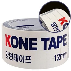 종이 12mmX약6M 양면테잎 4등분 양면테이프