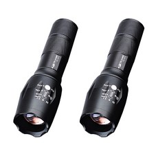 L2-001 줌라이트 손전등 후레쉬 랜턴, 2개, 2개