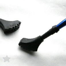 트레킹폴 하단 고무마개 등산용 지팡이 끝단 보호 커버 미끄럼방지 바닥 충격흡수, 1개, 말굽