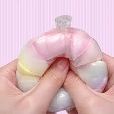 솜사탕 왁뿌볼 왁스 말랑이 스퀴시 크런치 ASMR 스트레스 해소, 랜덤