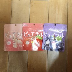 카바야 퓨어럴 구미 58g x [3개묶음] 3종 택1, 포도
