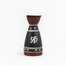 [유포] 일본풍 흑밤052 도자기 술병 도쿠리 사케 이자카야 일식집 독구리 240ml