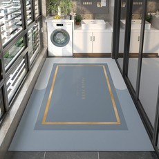 에스이스타 베란다매트 아파트베란다매트 베란다, 발사 라이트 블루 스퀘어