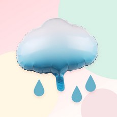 [파티지] 날씨풍선 모음 / 햇님 무지개풍선 구름 별 달 태양, W_A_대형_그라데이션 구름