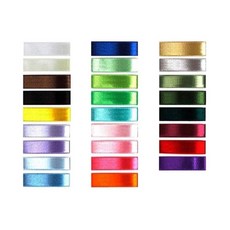 유니아트 4000 공단리본 10mm 20yd 빨강 (1개입) chl22632Zb