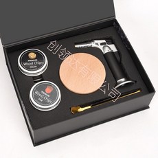 위스키 훈연키트 스모키페어링 스모킹 공구 스모커 오크칩 분자 스모키 톱밥, 기프트 박스 오크