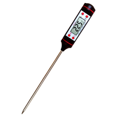 TP101 探針型測溫計 廚房食品烘焙油溫茶溫咖啡適用 附電池收納盒, 1個