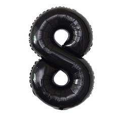 이벤트홀릭 초대형 숫자풍선 40인치 100cm, 1개, 블랙 8