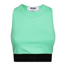 MSGM 밴딩 웨이스트 탱크 탑
