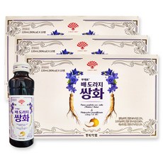 동화약품 부채표 배 도라지 쌍화, 30개, 120ml