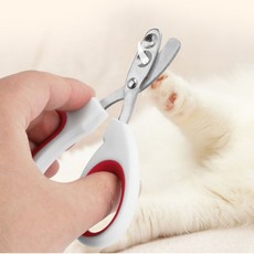 미즈코스 안전한 고양이 발톱 깎이 반려동물 미용 위생 네일 관리, 3개, 핑크
