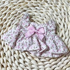 棉花娃娃 帶貓爪 20CM 出生證 禮物 娃娃 玩偶 棉花 骨架 偶衣 衣服 炸毛 裸娃 換裝 DIY 手作 PP, 1個, 紫色小碎花