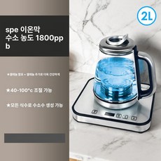 알카리이온수기 정수 가정용 발생기 수소수 정수기, 40-100 2L, 기본 색상