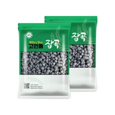 25년 강화도 검정콩 서리태 맛 있는 속청서리태 2kg (1kg 2개), 2개, 1kg