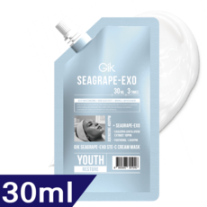 GIK 시그레이프 엑소 스템씨 주름 탄력 보습 영양 워시오프 집중 크림 마스크 팩, 1개, 30ml