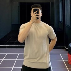 【速乾透氣】健身T恤 運動T恤 訓練上衣 速乾衣 健身服 圓領短袖 寬鬆版型 緊緻袖口 吸溼排汗 男士健身訓練必備