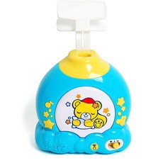아기곰 취침등 수면 유도 아기 걸이식 프로젝터 조명 멜로디, 1개