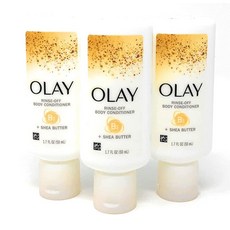 Olay 린스 오프 바디 컨디셔너 시어 버터 48.2g(1.7온스) 여행용 사이즈(3팩), Olay 린스 오프 바디 컨디셔너, 시어 버터 48.2, 48.2g