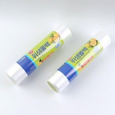 아이존 위생롤백 30x40cm 일회용비닐 위생백 롤타입위생백, 2개