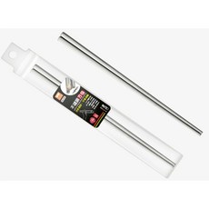 不鏽鋼方筷 方形設計 穩固好夾 耐用易清洗 餐具, 銀色, 1個, Chopsticks