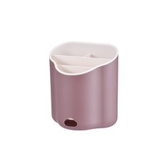 塑料瀝水筷子架置物架收納筒瀝水廚房餐具雲朵筷子筒可壁掛筷子籠, 1個, 可壁掛雲朵筷子筒棗紅