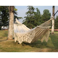 해먹 캠핑해먹 헤먹 캠핑용품 그물해먹 헤먹침대 캠핑용품몰 해먹침대 그물침대, 베이지화이트 나무봉 분리 가능 50CM