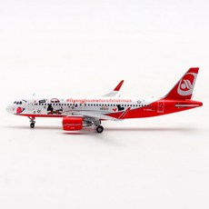 에어 베를린 airberlin 에어버스 A320 크리스마스 특별도장기 JC Wings 1:400, 자동차없음, 9.39*8.52*2.94, 1개