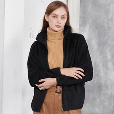 이엑스알 여성 보아 후리스 집업 자켓 가볍고 따뜻한 간절기 아우터