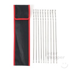 인터쇼퍼 바베큐 꽂이 10p세트 내식꽂이