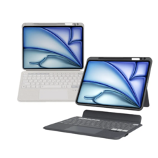 eip Magnetix 2 適用於 iPad 鍵盤保護套，輕巧防摔，支援 Apple Pencil, 黑, 1個, eiP Magnetix 2 可拆式鍵盤(iPad Pro11吋 M4/M5)