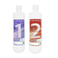 (정품)LG전자 퓨리케어 정수기 중금속7 흡착1번 필터+박테리아 멀티2번 필터 세트/WD100 102 300 301 302 303 500 501 502 503 AW JMB케이블증정, 중금속7흡착1개+박테리아필터1개, 1개