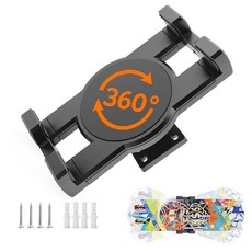 DYAUS 360° 회전 스케이트보드 벽 마운트 확장 스케이트보드 벽걸이 범용 스케이트 보드 벽 마운트 디스플레이 공간 절약형 롱보드 데크 홀더 플로팅 스케이트보드 랙, DYAUS 360° 회전 스케이트보드 벽 마운트, 확