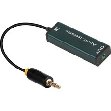 YANBORONSN RCA 노이즈 L솔레이터 접지 루프 자동차 증폭기 필터 흠 제거기 스테레오 및 홈 스테레오와 같은 장소용, 1개