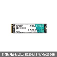 명정보기술 MyStor E920 M.2 NVMe 256GB, 명정보기술 MyStor E920 M.2 NVMe (256GB)