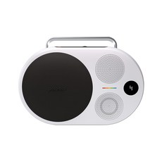 Polaroid 音樂播放器 P4 藍芽音響，攜帶型戶外喇叭，馬卡龍色系, 黑色