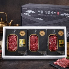 가야촌 한우 등심1+. 국거리1등급. 불고기1등급 선물세트, 1세트