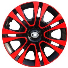 14인치 휠 RS600 루피노 포터2/봉고3 전용 알루미늄 커버 세트, 14인치2207레드+블랙